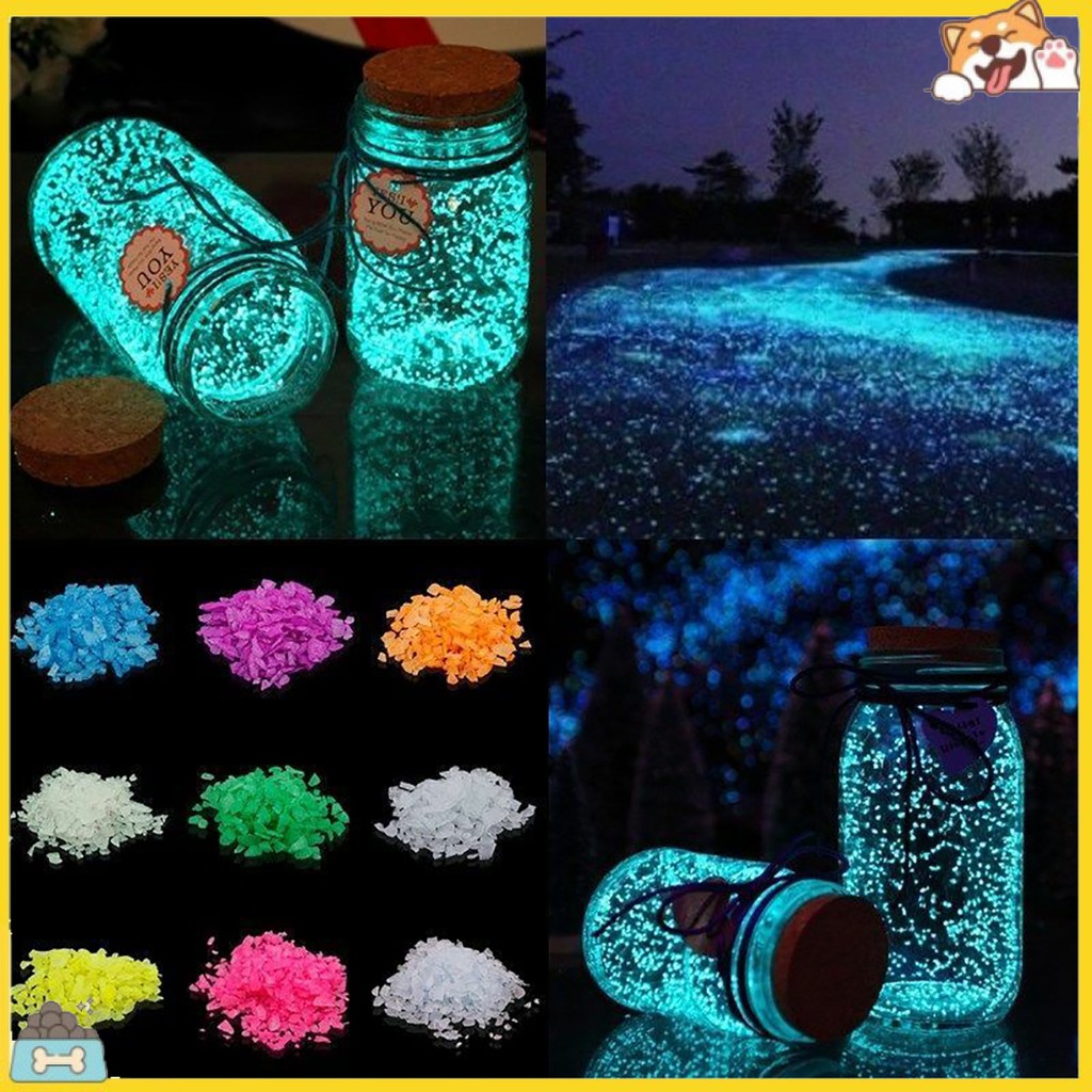 Gói 10g hạt phát sáng dùng trang trí bể cá cảnh tiện lợi