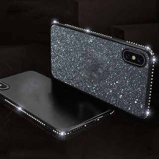 Ốp Lưng Viền Đính Đá (Sử Dụng 2 Kiểu) Cho Iphone