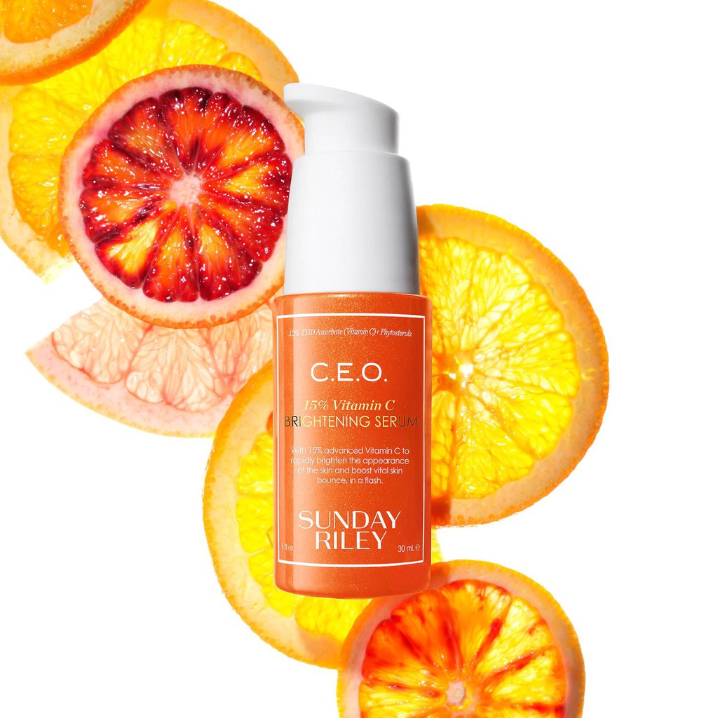 Serum tinh chất dưỡng trắng da Sunday Riley C.E.O 15% Vitamin C Rapid Flash Brightening