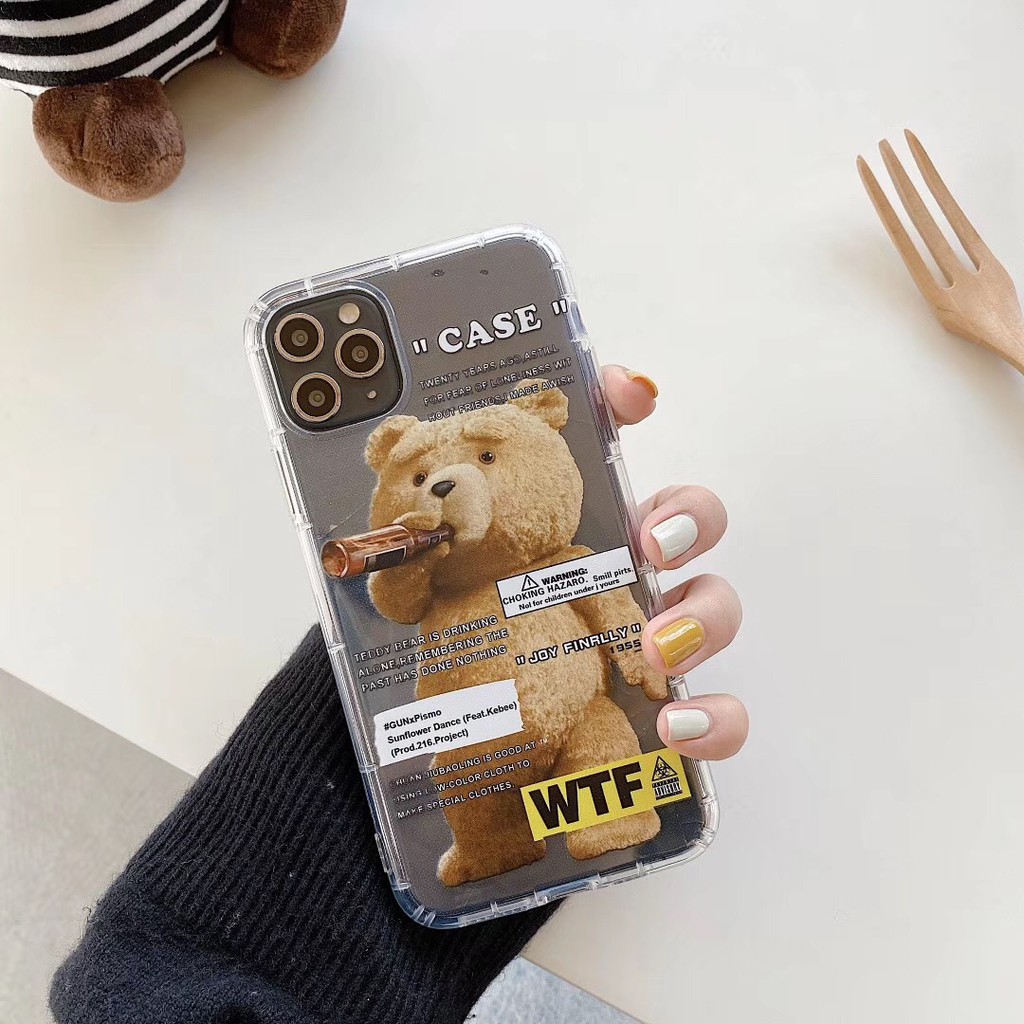 iPhone12 12Promax 12Mini Ốp điện thoại TPU bao phủ toàn diện họa tiết hoạt hình dành cho Apple iPhone 11PROMAX 7PLUS 8 8+ X XS XR XSMAX | BigBuy360 - bigbuy360.vn