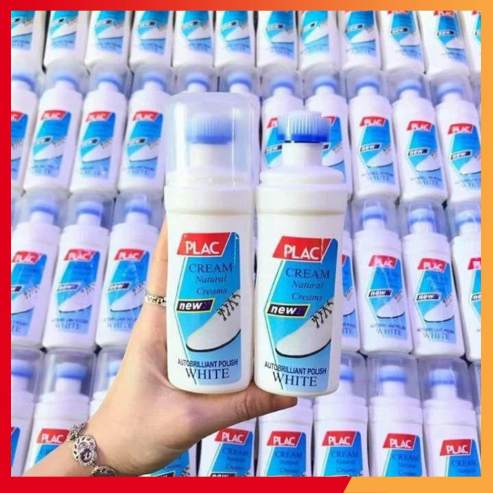 Lọ Nước Tẩy Làm Sạch Giày PLAC Kèm Bàn Chải (100ml)