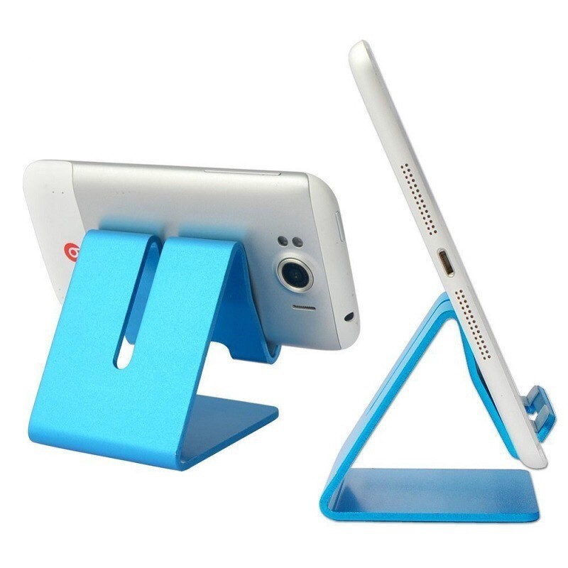 Đế nhôm trơn giữ điện thoại di động