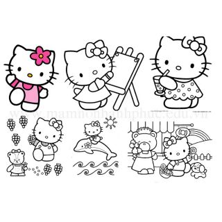 Lố 50 tờ tranh tô màu cho bé yêu (tặng bút màu)