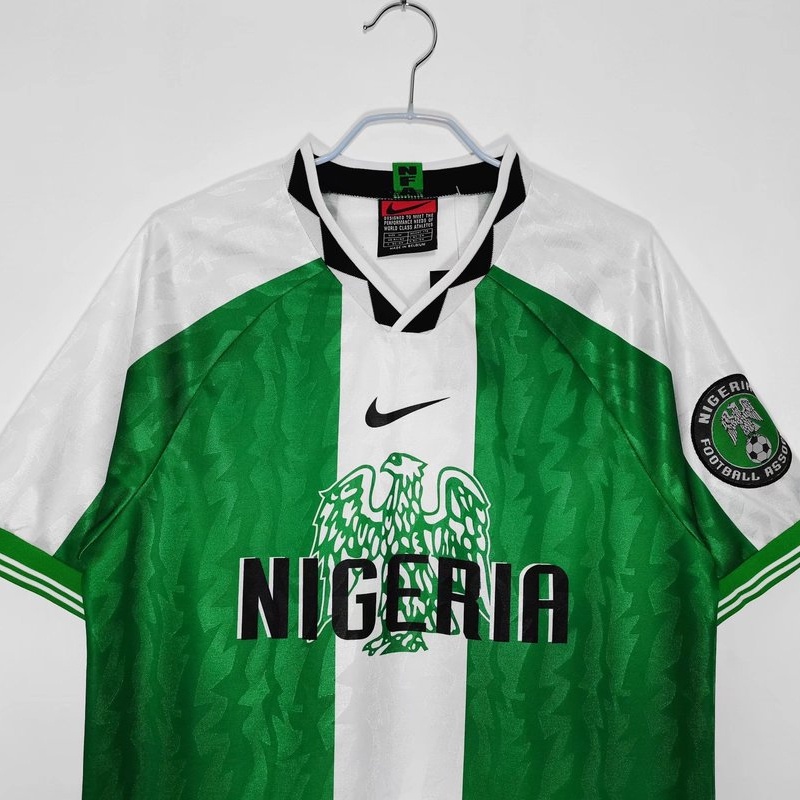 Áo Thun Bóng Đá Ngắn Tay Đội Tuyển Nigeria 1996