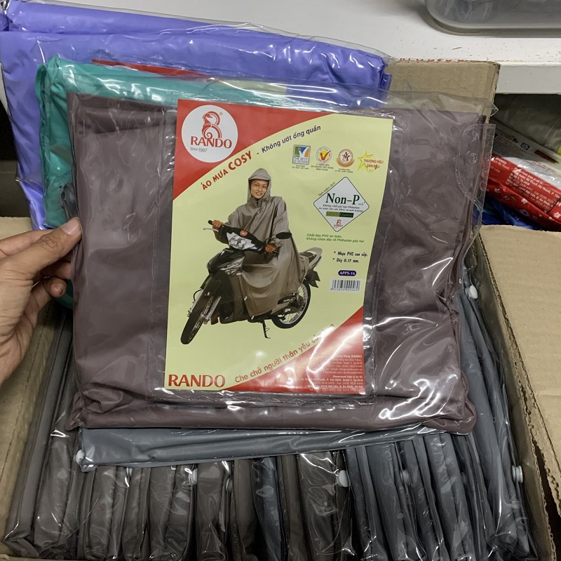 Áo mưa RANDO Poncho Cosy | Tiện Lợi, Dễ Sử Dụng | hibucenter