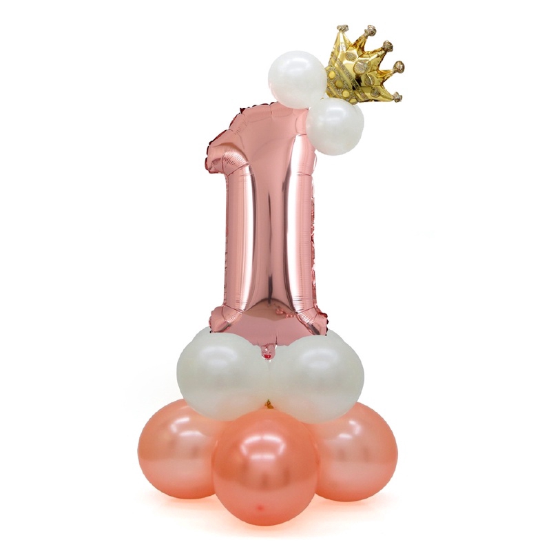 Bong bóng hình số dùng trang trí tiệc sinh nhật
