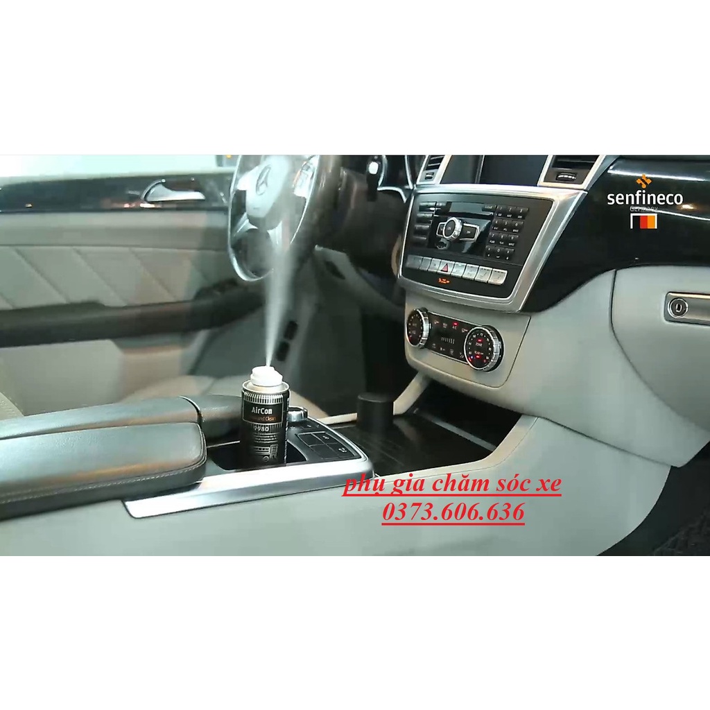 Khử Mùi Kháng Khuẩn Dàn Lạnh Senfineco AirCon Fresh And Clean 200ml - Senfineco 9980