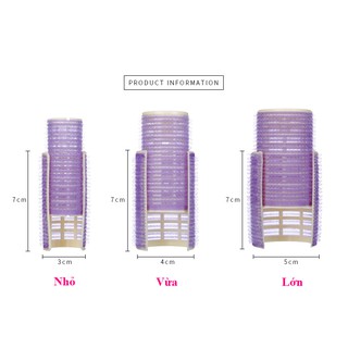 Lô cuốn tóc 2 lớp tự dính