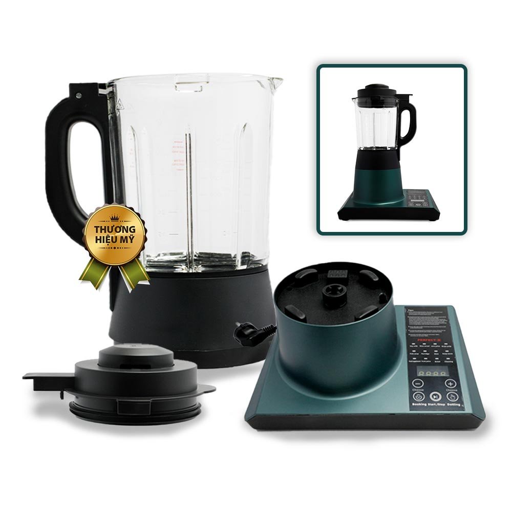 Máy Xay Nấu Đa Năng 12 Trong 1 Perfect PF-SH39 - Tặng 2 Nồi Inox 16cm, 24cm + 1 Nồi Lẩu Inox 24cm + 1 Bộ Dao Kéo 6 Món