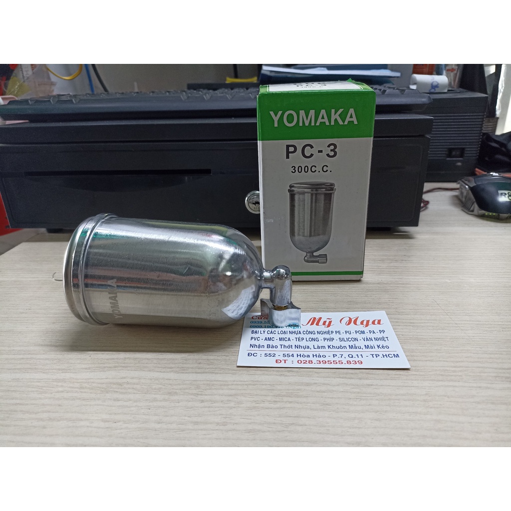 Cup Súng Phun Sơn Yomaka PC-3 (300C.c) / PC-4 (400C.c)