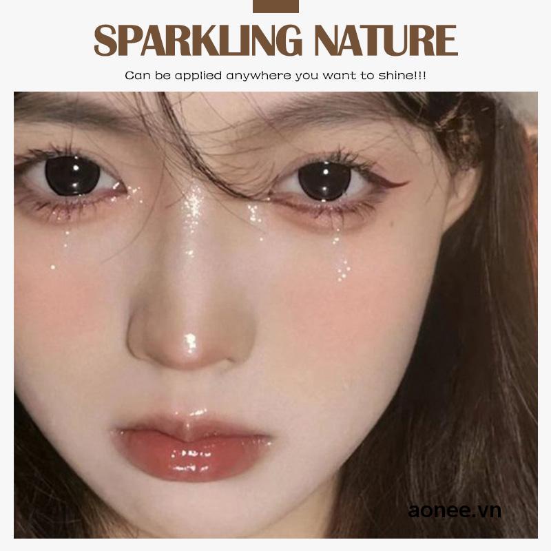 ✨✨Phấn Mắt Bắt Sáng Dạng Lỏng Chống Thấm Nước Một Chạm Thương Hiệu
