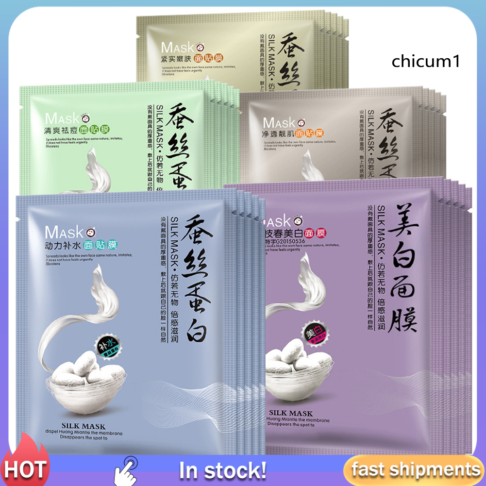 Mặt nạ lụa dưỡng ẩm se khít lỗ chân lông gấp 8 lần chăm sóc da mặt