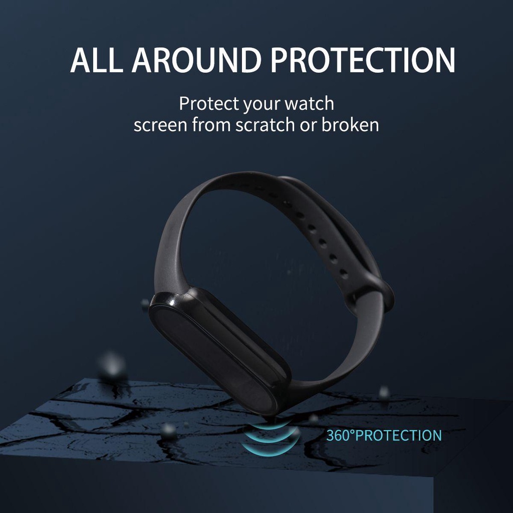 MAG Ốp Lưng Nhựa Cứng Chống Bụi Đầy Tiện Lợi Dành Cho Xiaomi Mi Band 7 6 5 4 3