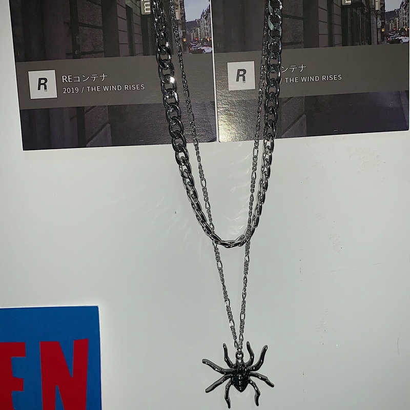 Dây Chuyền Hình Nhện Phong Cách Hip Hop Harajuku Đường Phố Thời Trang Unisex 22184