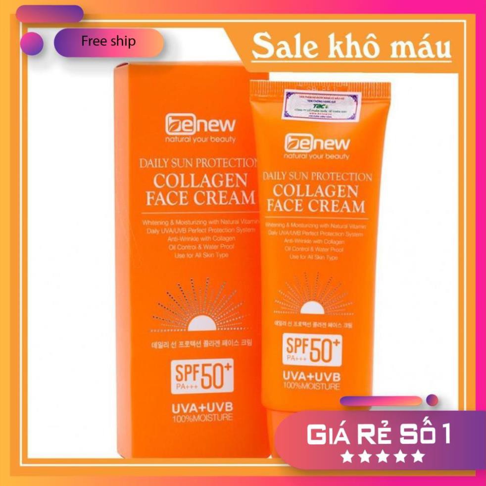 [ HÀNG CHÍNH HÃNG] Kem chống nắng collagen Benew Hàn quốc ( 70ml)