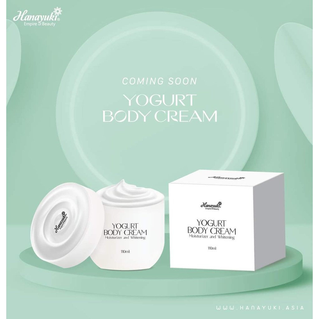 Kem Ủ Dưỡng Trắng Body Hanayuki Yogurt Body Cream Sữa Chua Nước Hoa Chính Hãng - Hanayuki Asia