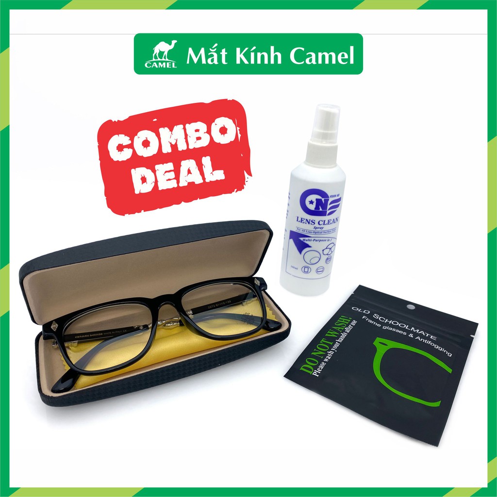 Kính mắt CH thời trang cao cấp Nam Nữ [Hot Trend] Gọng kính giả cận bạc | BigBuy360 - bigbuy360.vn