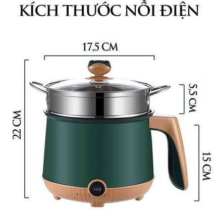 Ca nấu mì kiêm nồi lẩu đa năng, nấu cơm mini mẫu mới