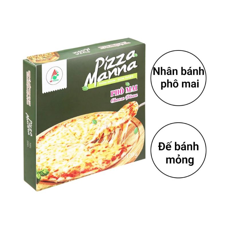 Pizza phô mai Manna hộp 120gr