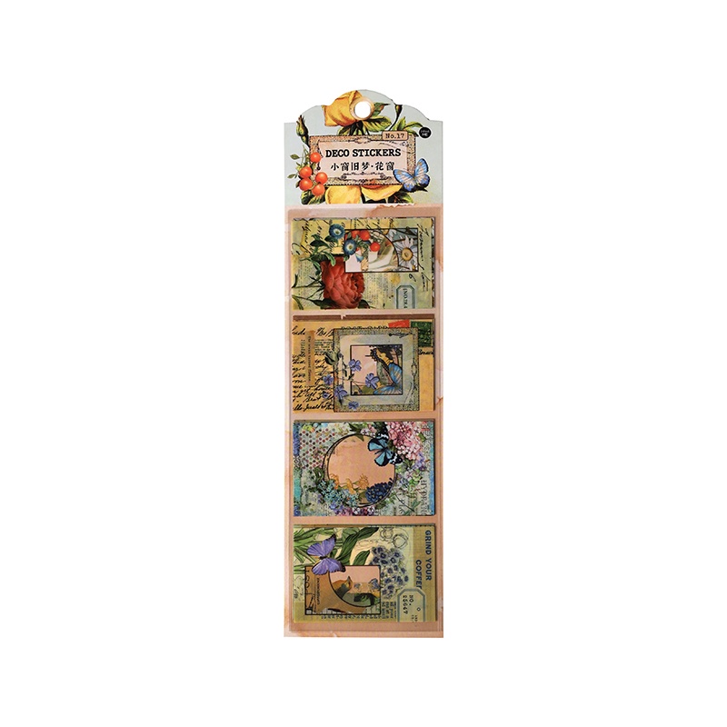 Set 6 Miếng Dán Viền Khung Ảnh Trang Trí Sổ Tay/Nhật Ký Chống Thấm Nước DIY