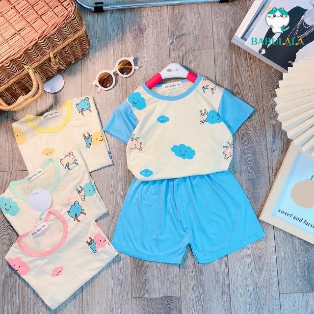 Bộ Quần Áo Minky Mom Chính Hãng Cho Bé Trai Gái 1 2 3 4 5 6 Tuổi-Đồ Bộ Cho Bé Cộc Tay Mặc Hè Vải Thun Lạnh BABULALA CT17