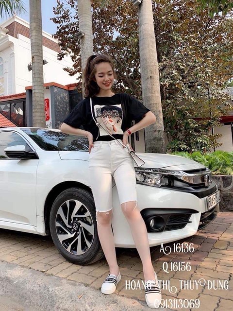 Quần jean ngố nữ phong cách