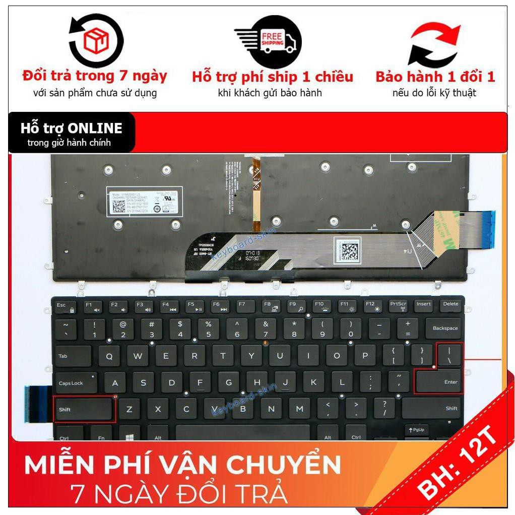 [BH12TH] ⚡Bàn phím laptop Dell Vostro 5471,P88G P88G001