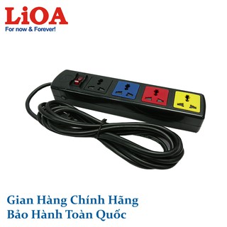 Ổ cắm kéo dài đa năng LiOA 4 ổ cắm 1 công tắc (4D32N 4D52N 4D33N 4D32WN 4D52WN 4D33WN)