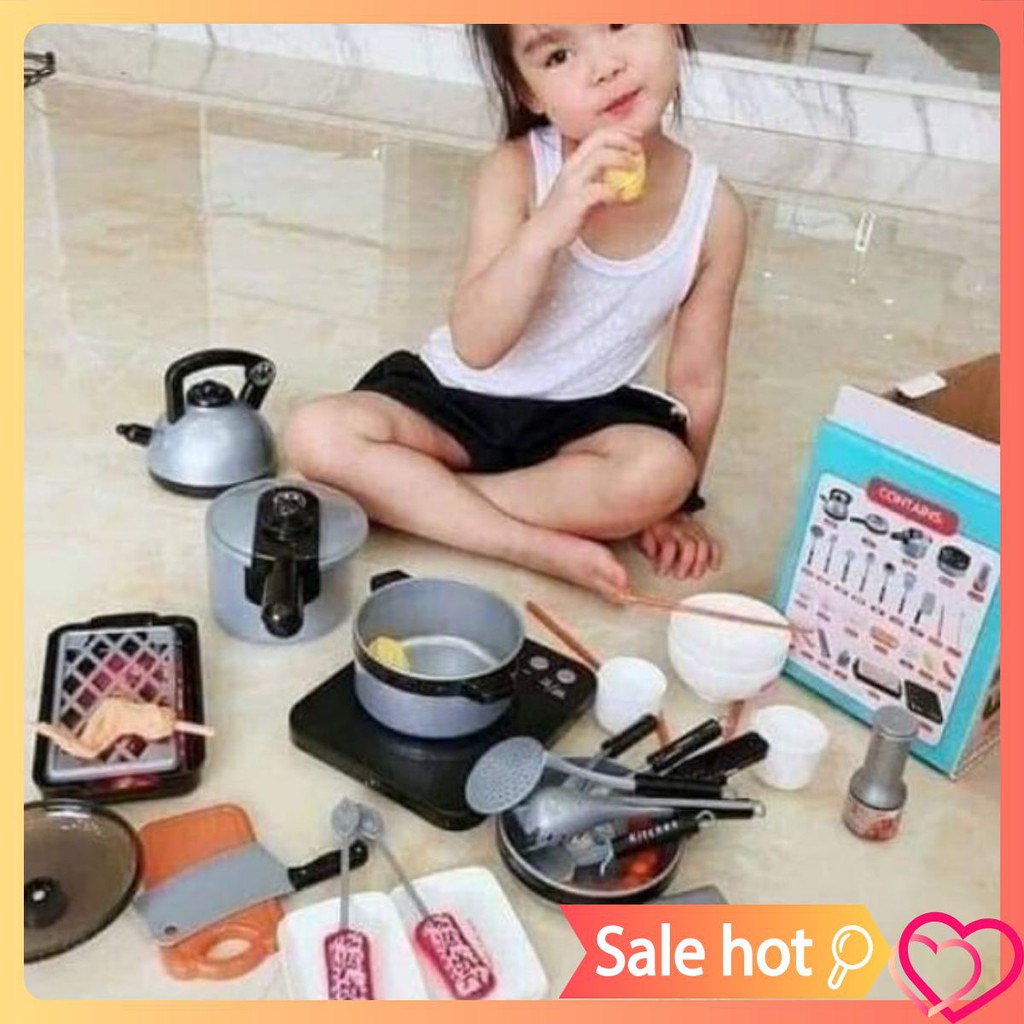 Bộ đồ chơi nấu ăn cho bé 36 chi tiết