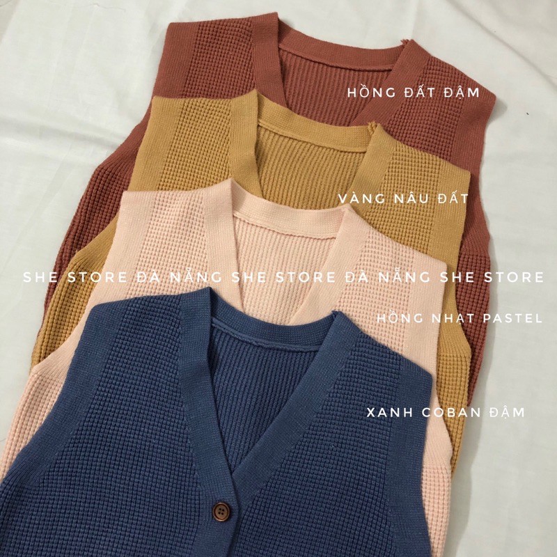 Áo gile ulzzang/ Áo gile len