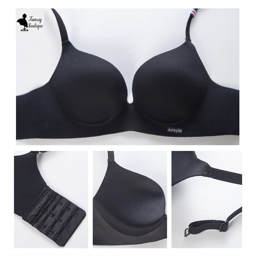 Áo lót nữ nâng ngực tạo khe sexy quyến rũ, chất liệu su không đường may kết hợp lỗ thông hơi không gọng chống hằn mỡ