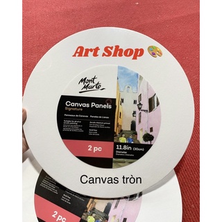 Toan tròn Canvas vẽ tranh Mont Marte  🔸 Kích  •30cm •40cm •50cm