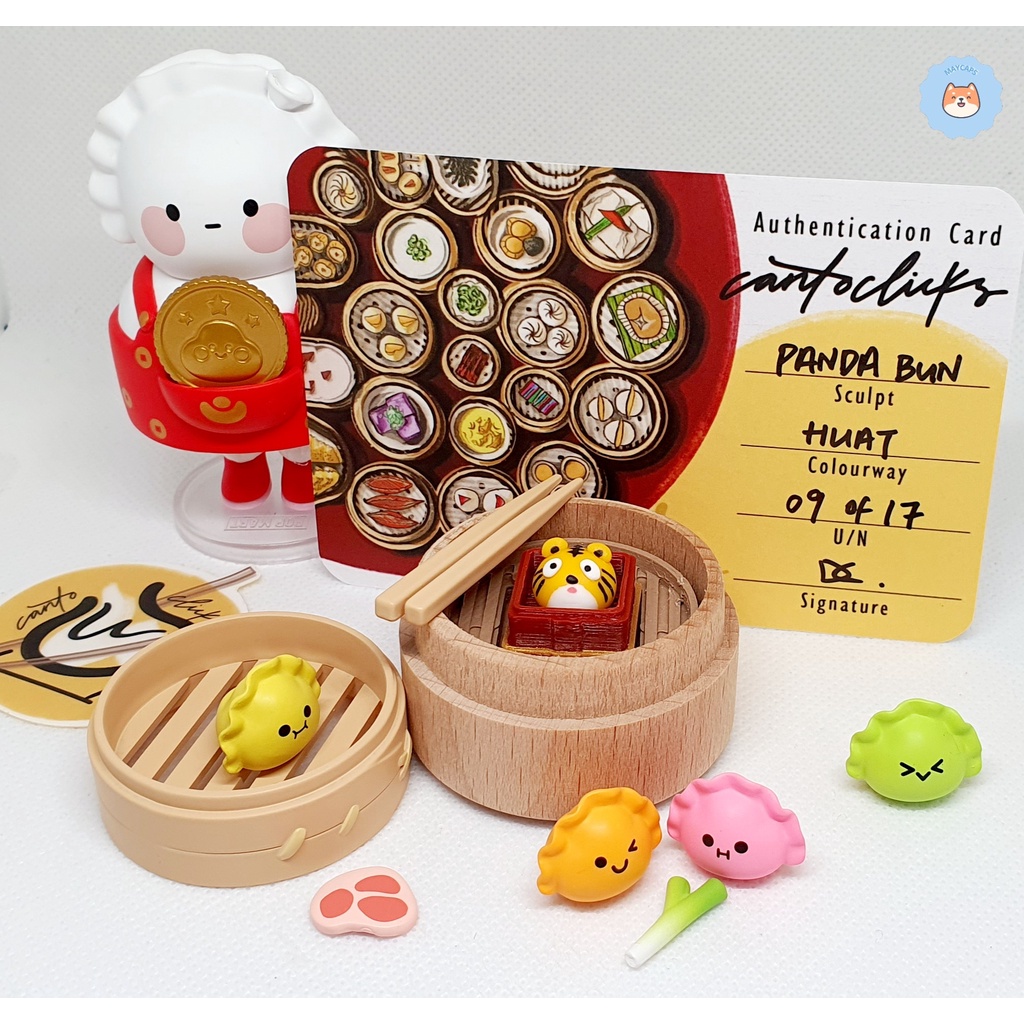 Keycap artisan nút bàn phím nghệ thuật dành cho bàn phím cơ mẫu bánh bao dimsum - Chính hãng Cantoclicks