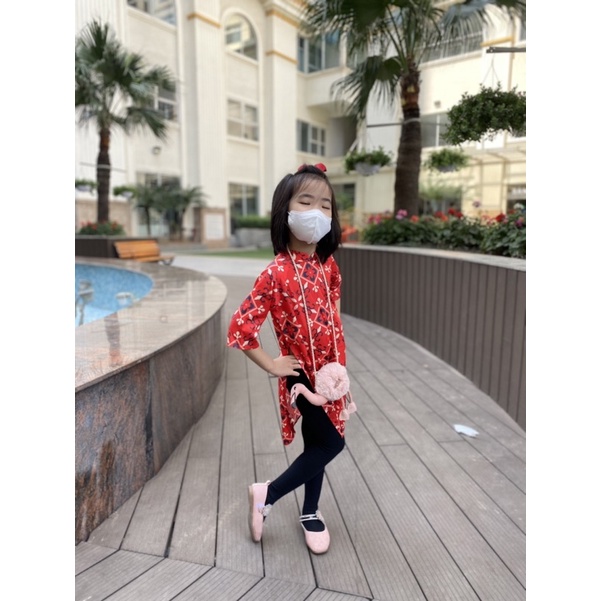 Áo dài bé gái 3-6 tuổi