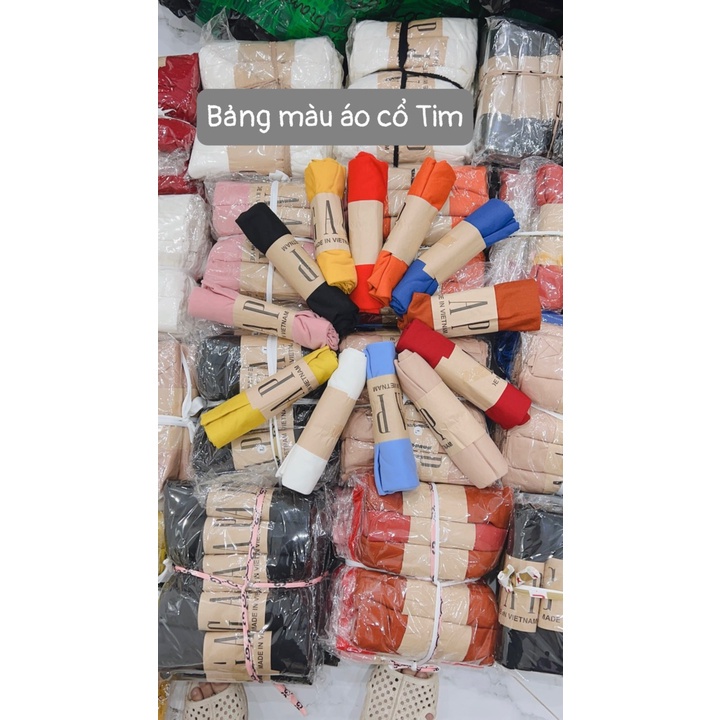 Áo Thun Nữ GAP Cổ TForm Rộng Hàn Quốc Trơn Chất Đũi Dày Mịn Thoáng Mát Thiết Kế Thời Trang Kiểu Dáng Năng Động Trẻ Trung