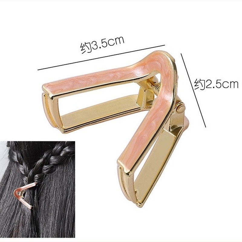 Kẹp Tóc Kim Loại Hình Chữ V đẹp Thơi Trang Han Quôc