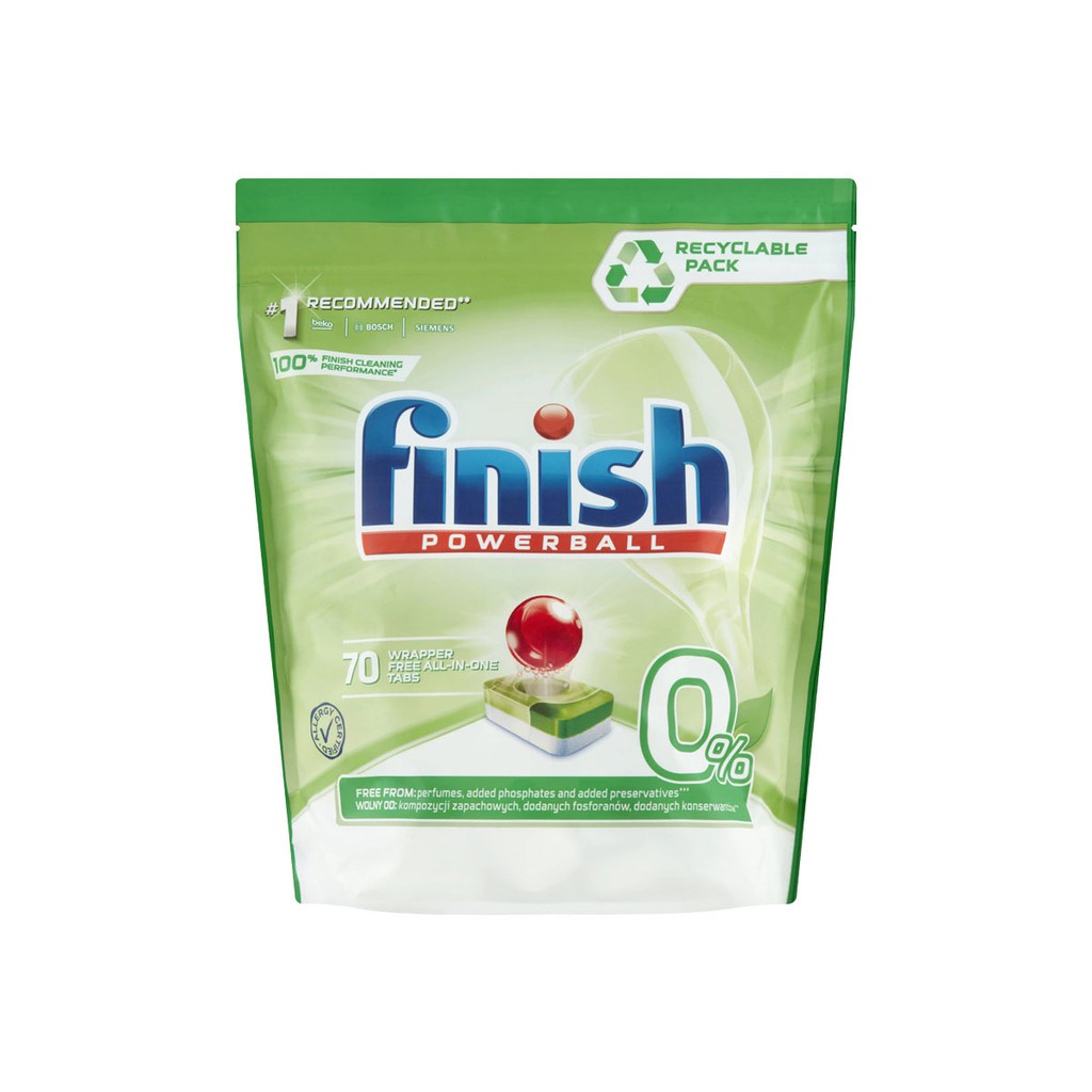 Viên rửa bát Finish Power Eco 0%