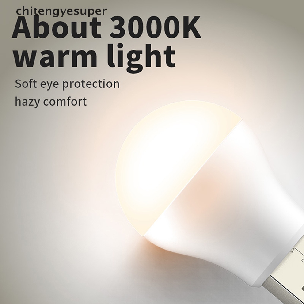 Đèn LED Tròn Mini Bảo Vệ Mắt Khi Đọc Sách Sạc USB