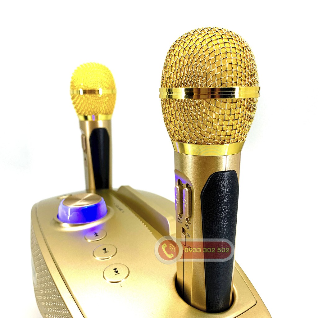 [Loại 1] Loa Karaoke Bluetooth SD-306, Kèm 2 mirco không dây