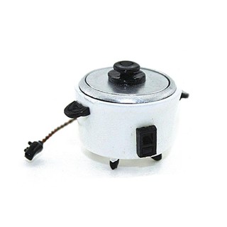 Nồi cơm điện mini tỉ lệ 1 : 12 cho bé chơi đồ hàng