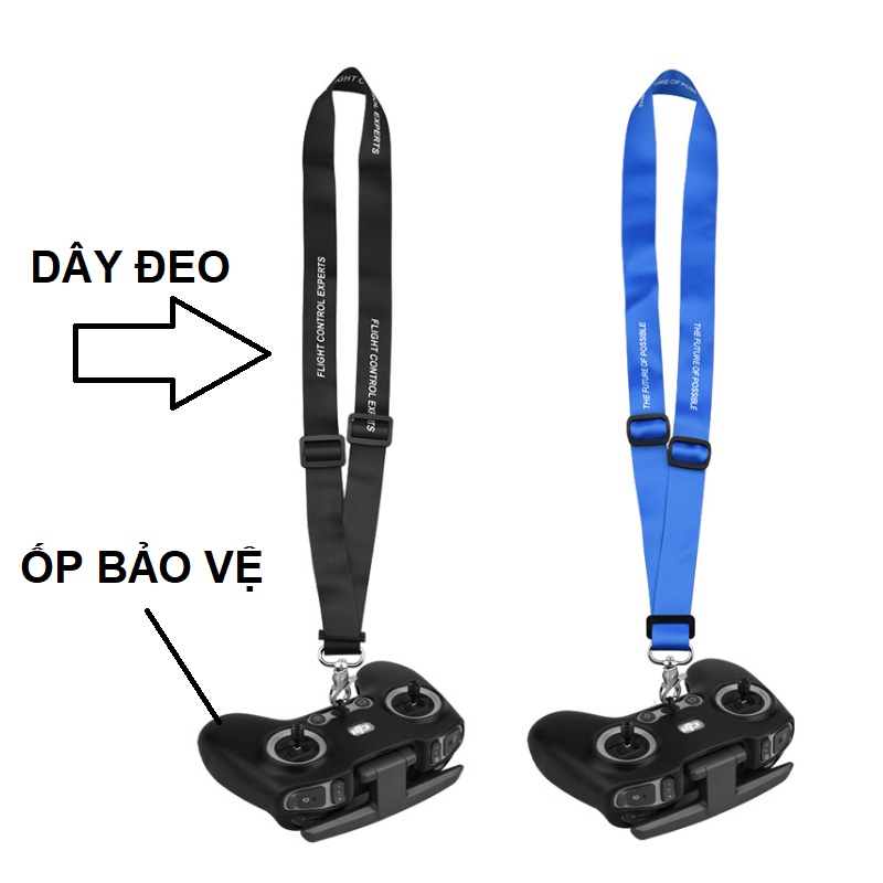 Bộ dây đeo và vỏ bọc silicon tay điều khiển FPV DJI avatar - Phụ kiện FPV