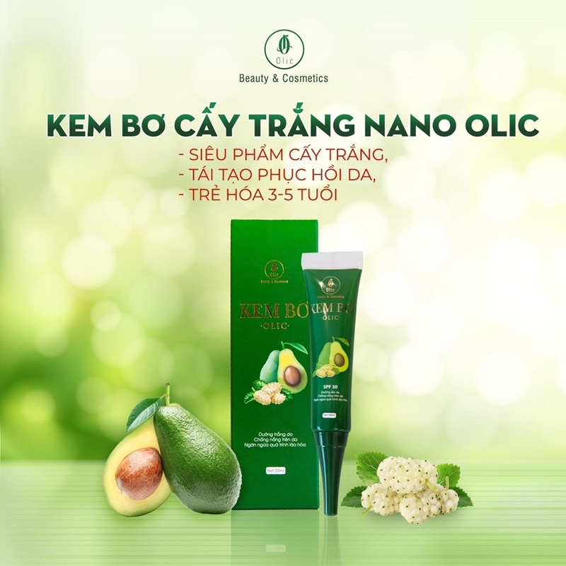 Kem Bơ Cấy Trắng Olic