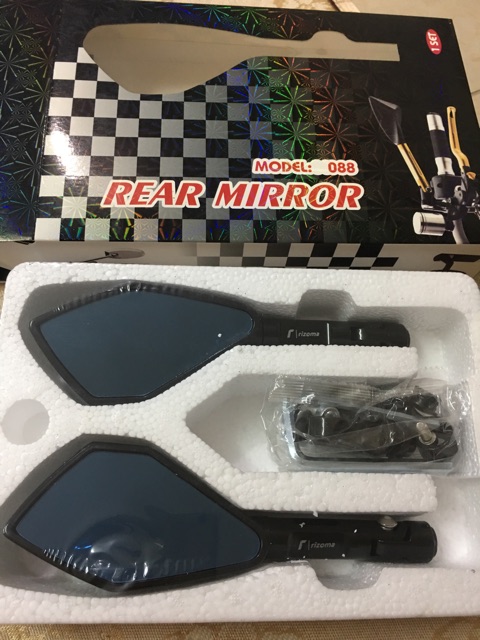 Gương 5 cạnh thời trang xe máy giá 1 đôi trái phải