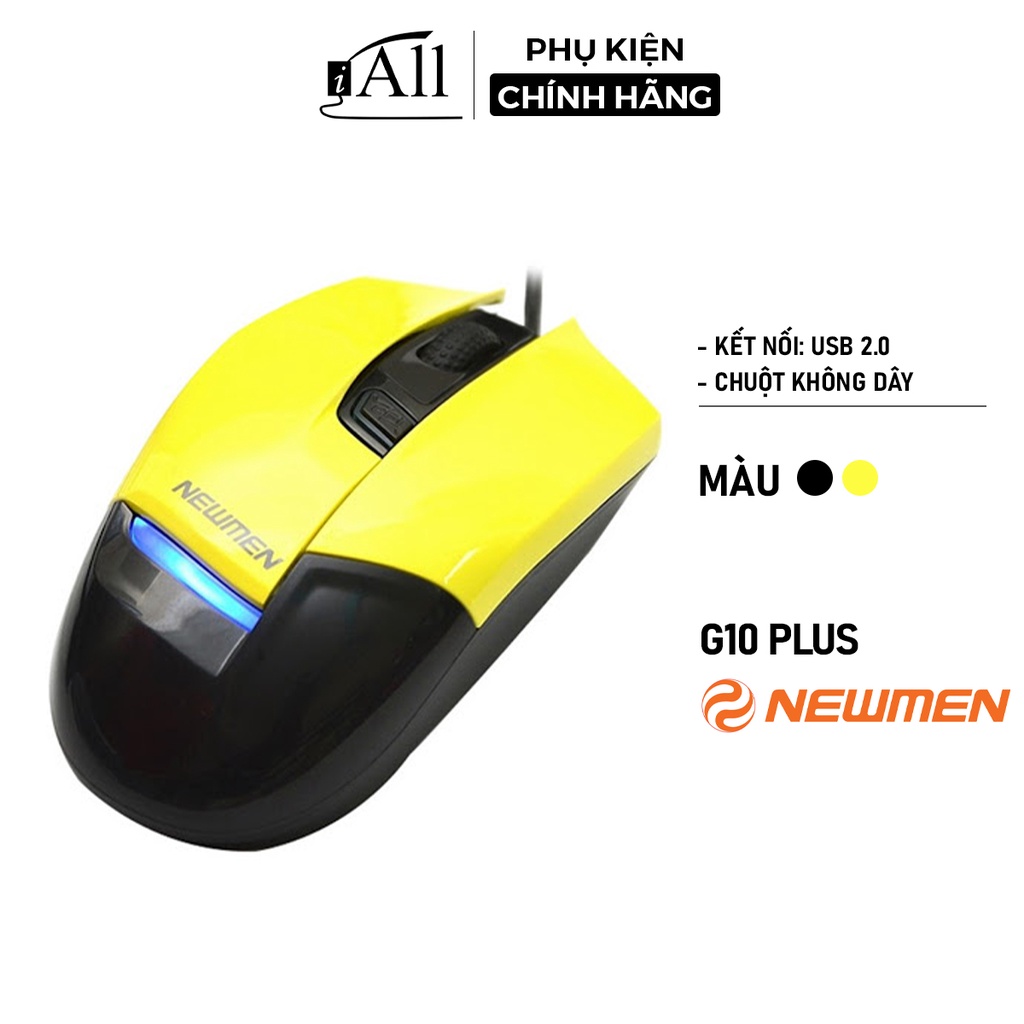 Chuột máy tính có dây Newmen G10 Plus đèn laser cho game thủ - iAll Store