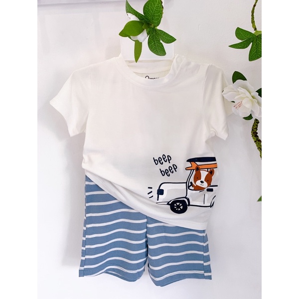 Bộ cộc amour petit cho bé gái bê trai nhiều mẫu