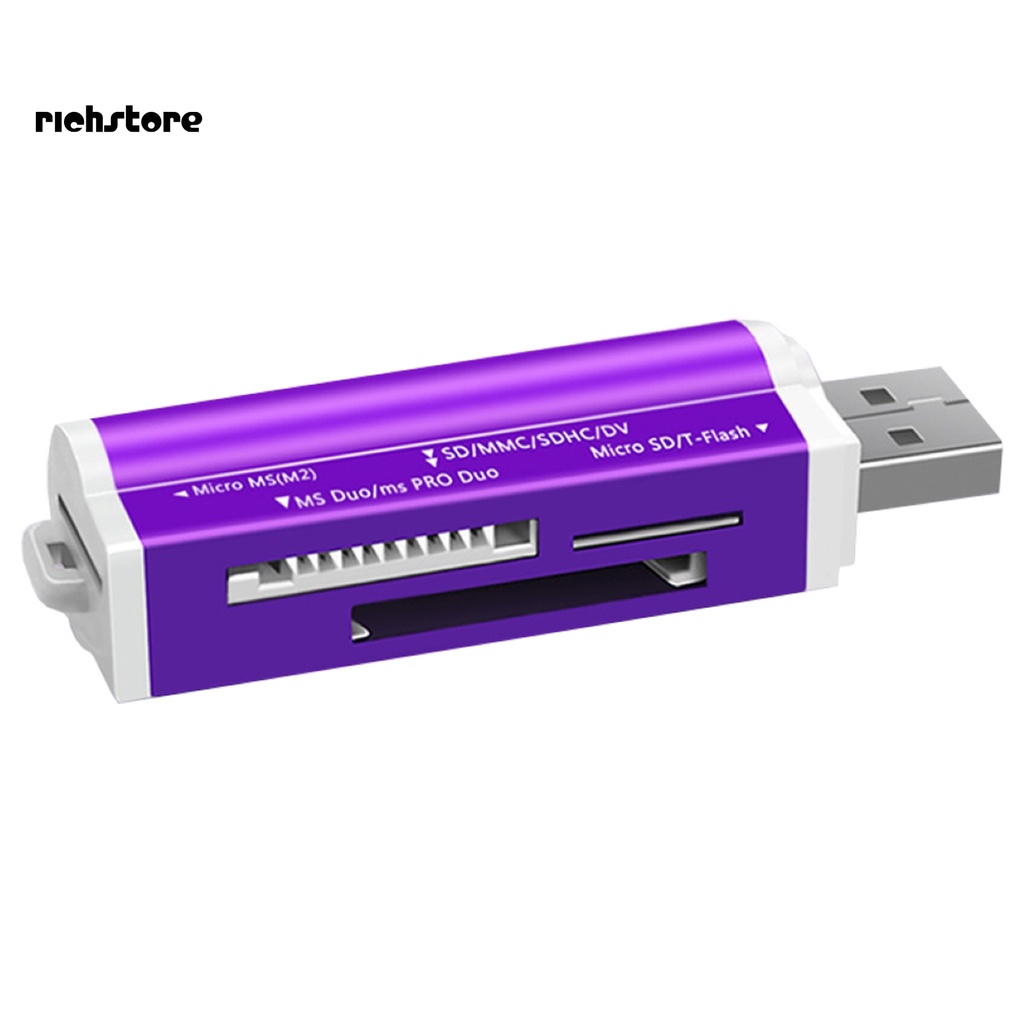 Đầu Đọc Thẻ Nhớ USB TF / Micro-SD / MS / M2 4 Trong 1 Cho Máy Tính | BigBuy360 - bigbuy360.vn