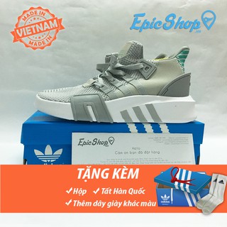 Giày EQT BASK ADV 2018 xám trắng (loại chất lượng cao)