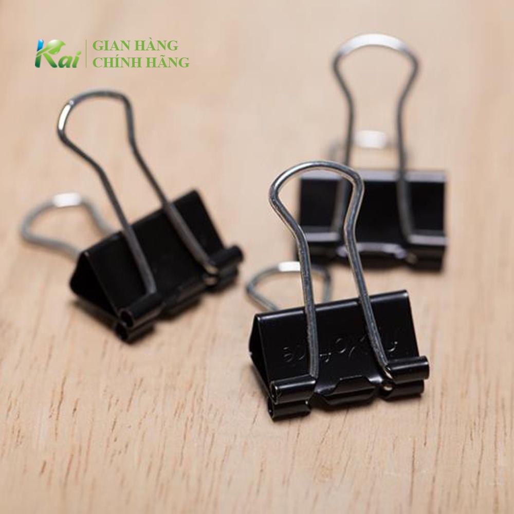 1 hộp (12 cái) KẸP BƯỚM cỡ trung, THIÊN LONG 25mm F0-DC03, HÀNG CHÍNH HÃNG, GIÁ SỈ, GIAO NHANH