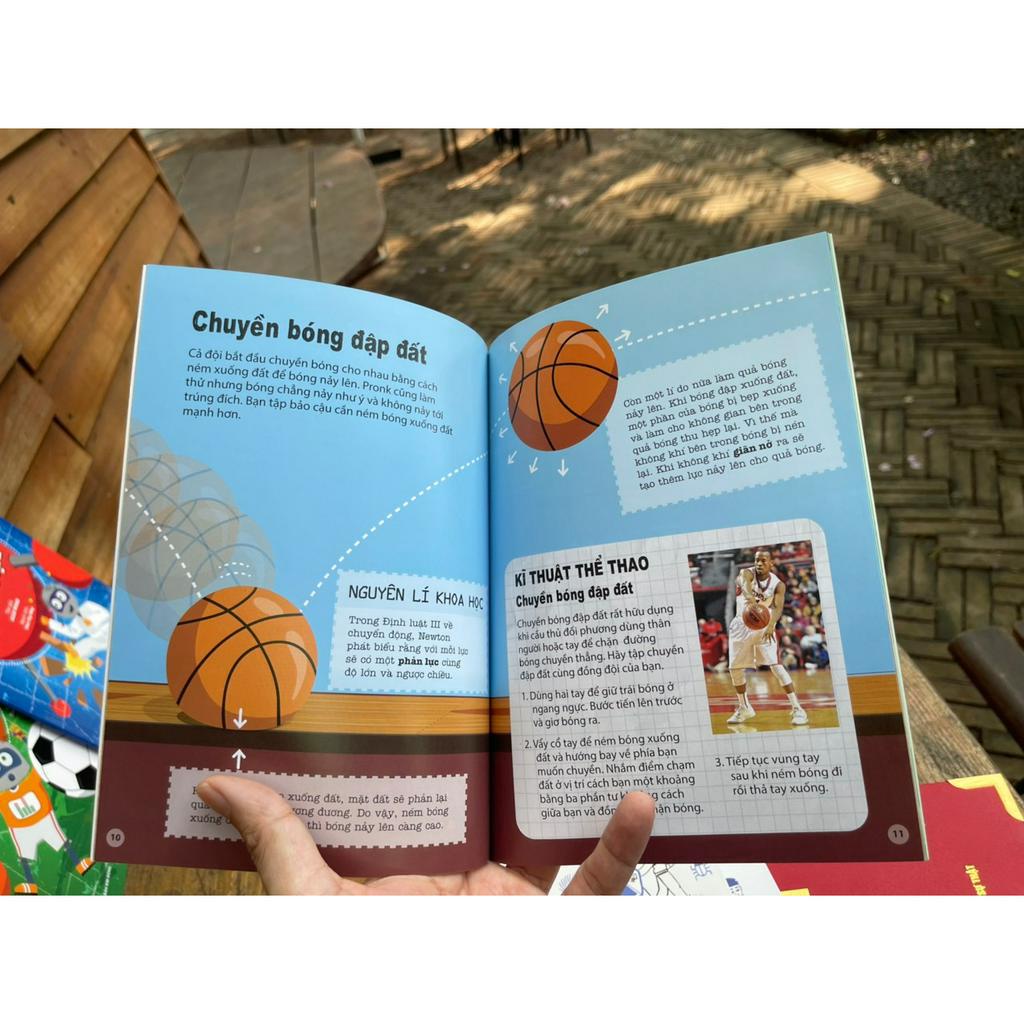 Sách - (Combo trọn bộ 4 cuốn) Nguyên lí khoa học trong thể thao - Alix Wood - Tiến Táy Máy dịch - NXB Kim Đồng – bìa mềm
