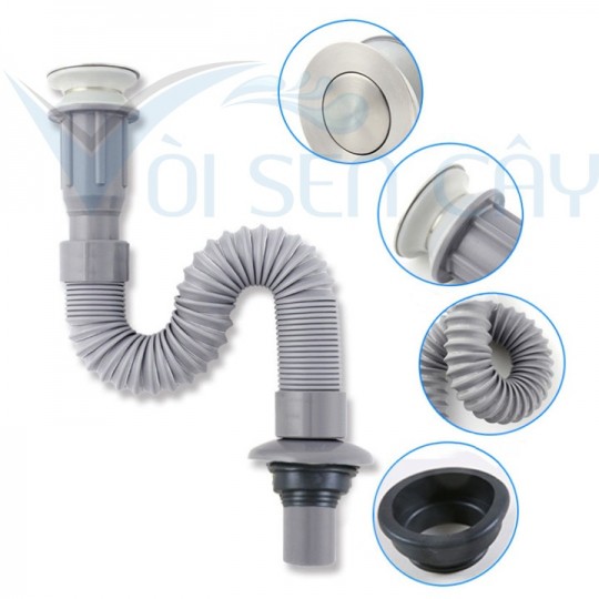 BỘ XÃ LAVABO NHỰA - ĐẦU CHỐNG GÃY ỐNG NƯỚC